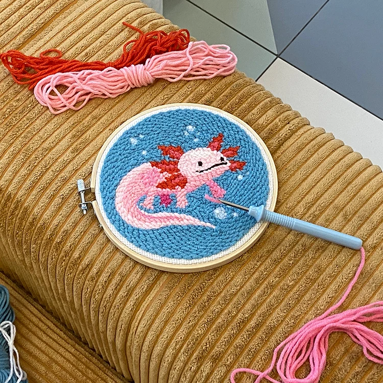 Axolotl Punch Needle - Image 2