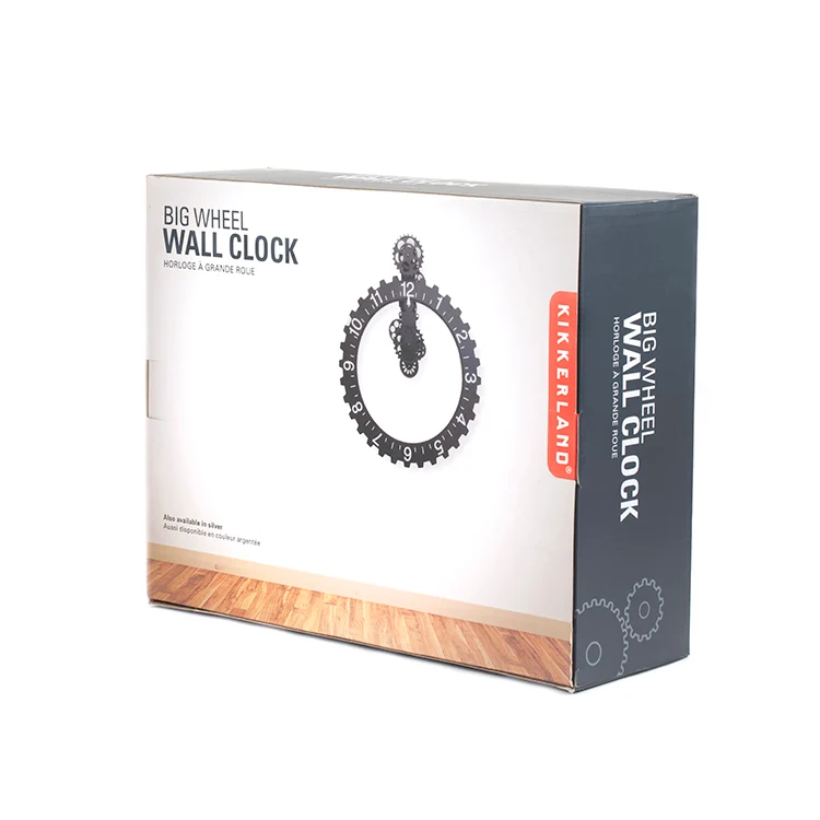 Black Big Wheel Wall Clock - Image 3