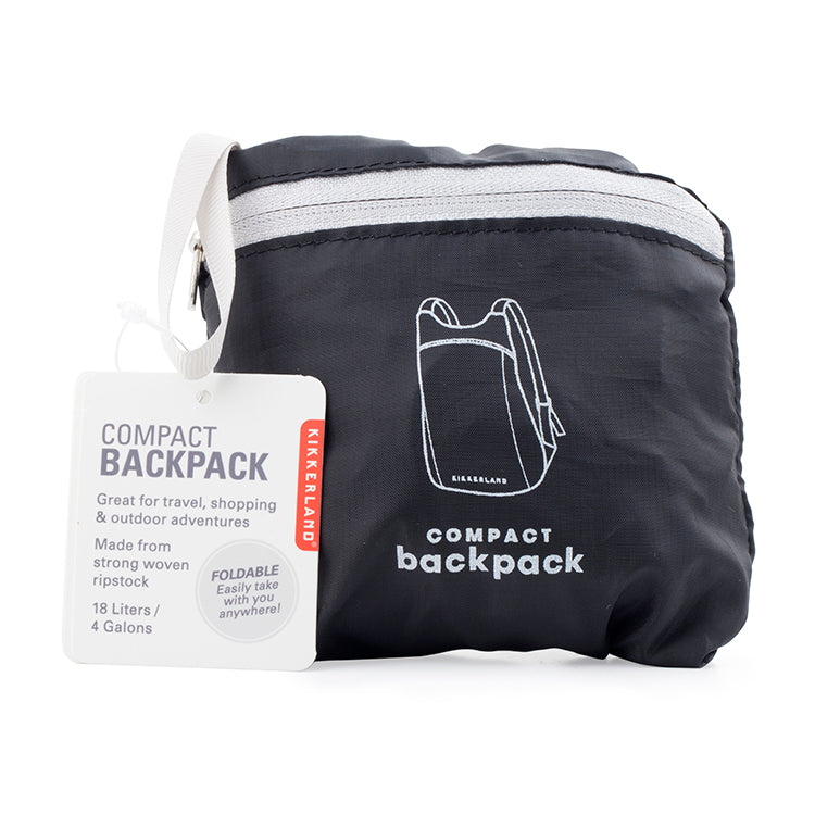 Black Compact Backpack - Image 3