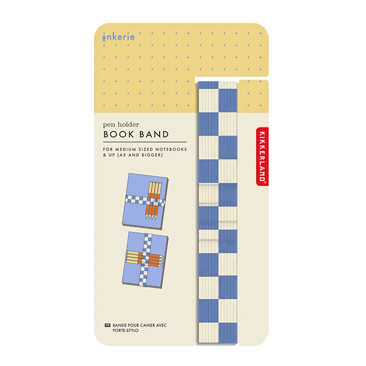 Inkerie Blue Pen Holder Book Band - Image 3