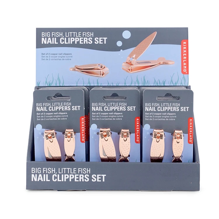 Copper Big Fish, Little Fish Nail Clippers Set - Image 3