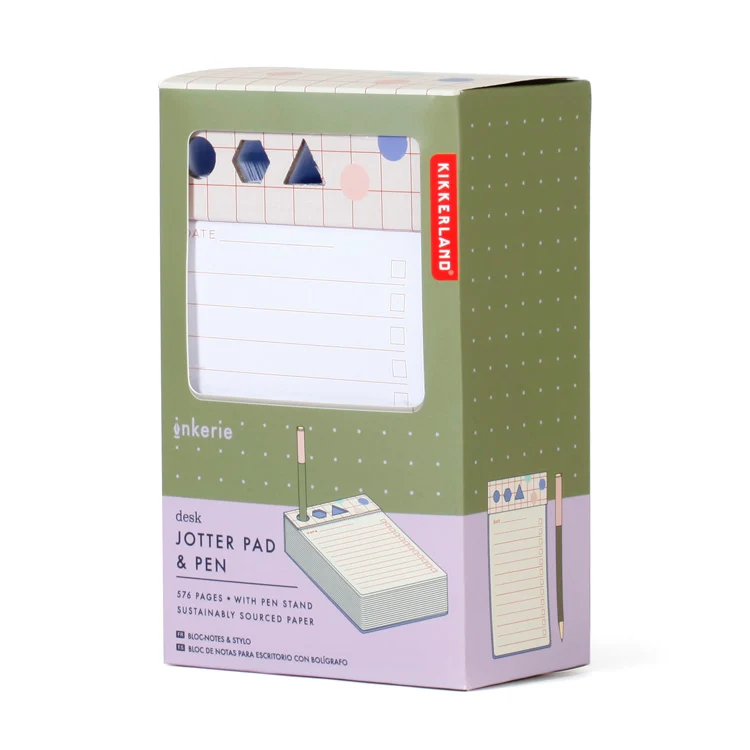 Inkerie Desk Jotter Pad & Pen - Image 3
