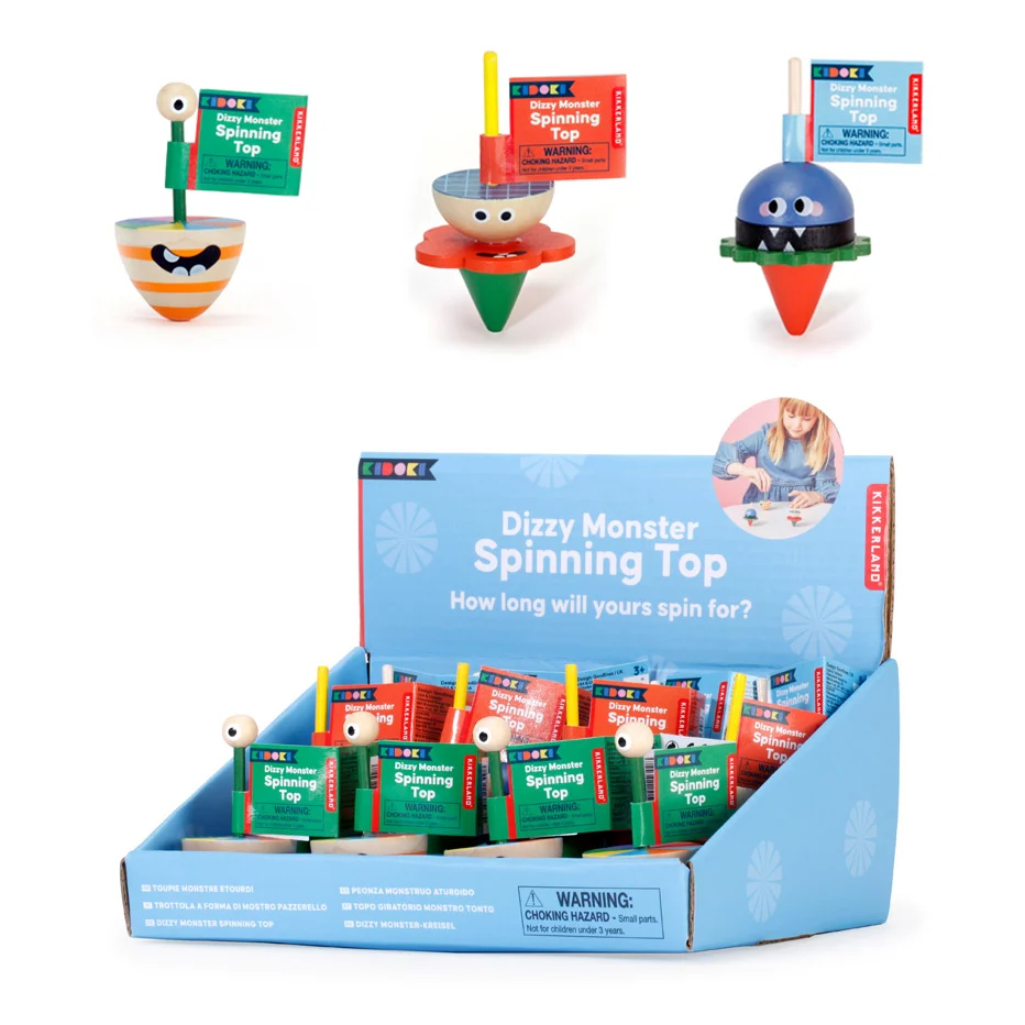 Kidoki Dizzy Monster Spinning Top - Image 3