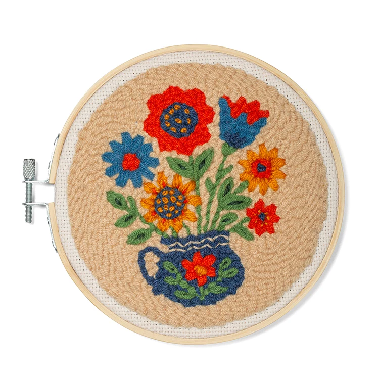 Flower Bouquet Punch Needle