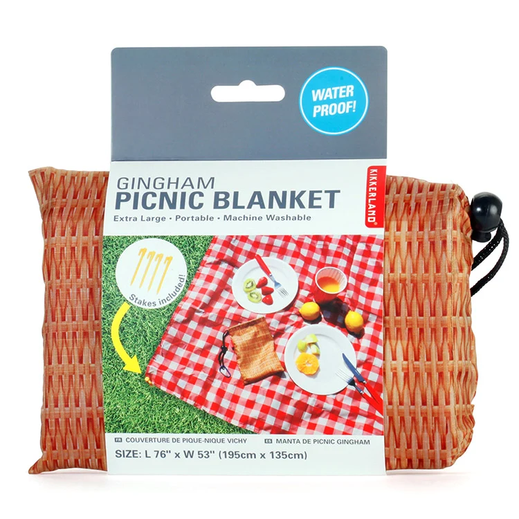 Gingham Picnic Blanket - Image 3