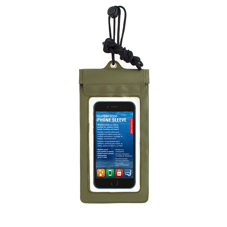 Green Waterproof Phone Sleeve - Image 3