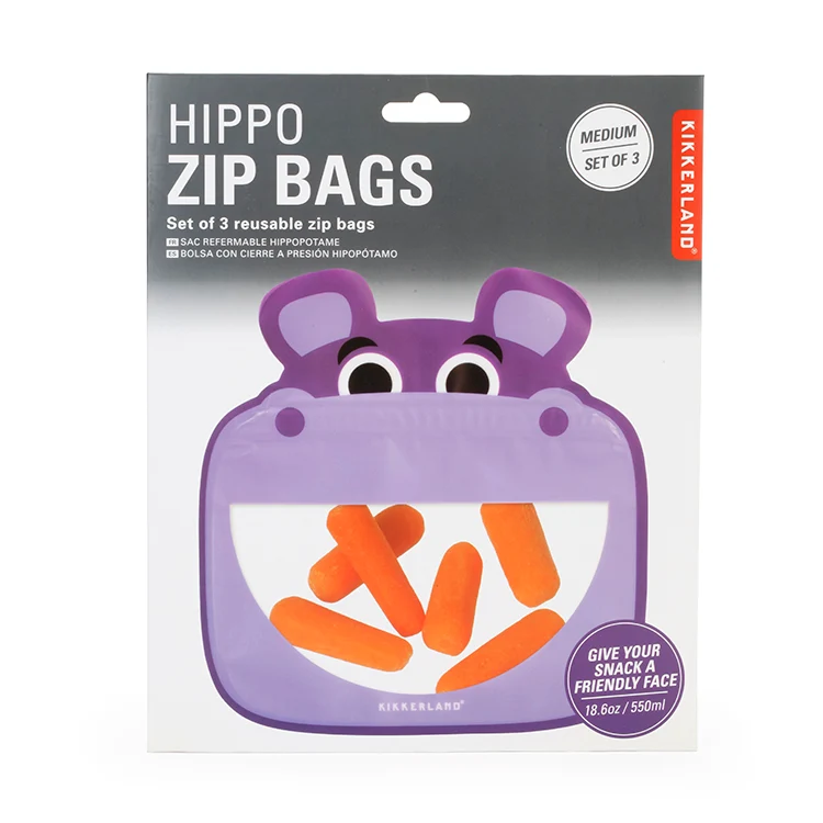 Hippo Zipper Bags - Image 3