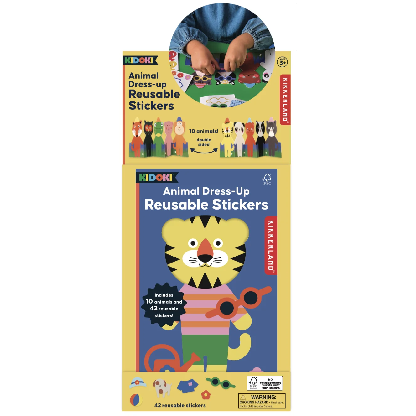 Kidoki Animal Dress-up Reusable Stickers - Image 3