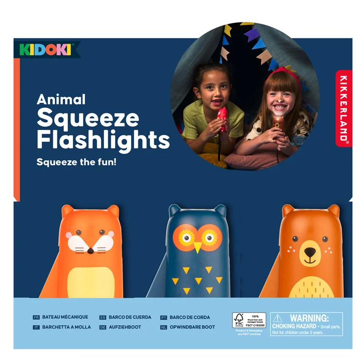 Kidoki Forest Friends Squeeze Flashlight - Image 3