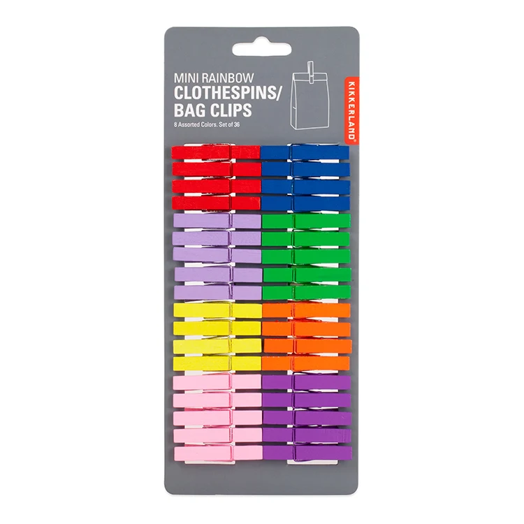 Mini Rainbow Clothespins - Image 3