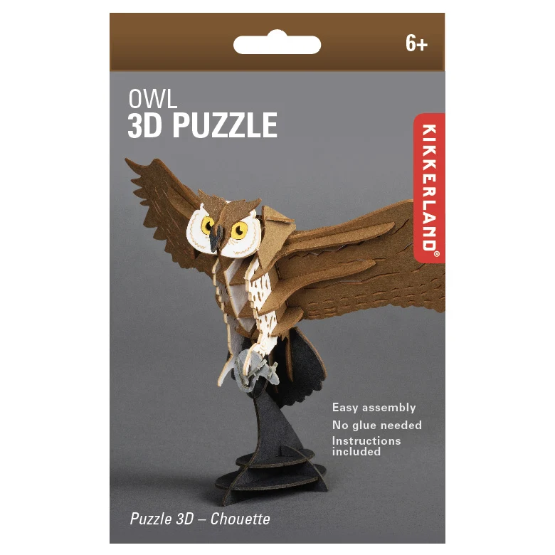 Owl 3d Puzzle - Image 3