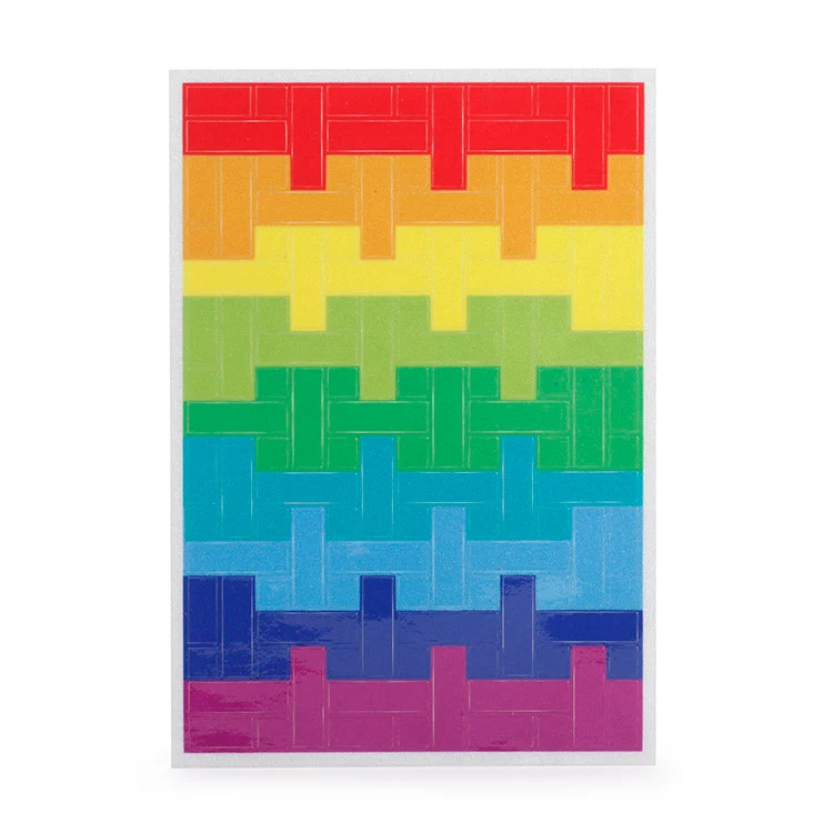 Fiets Rainbow Blocks Reflective Bike Stickers - Image 3
