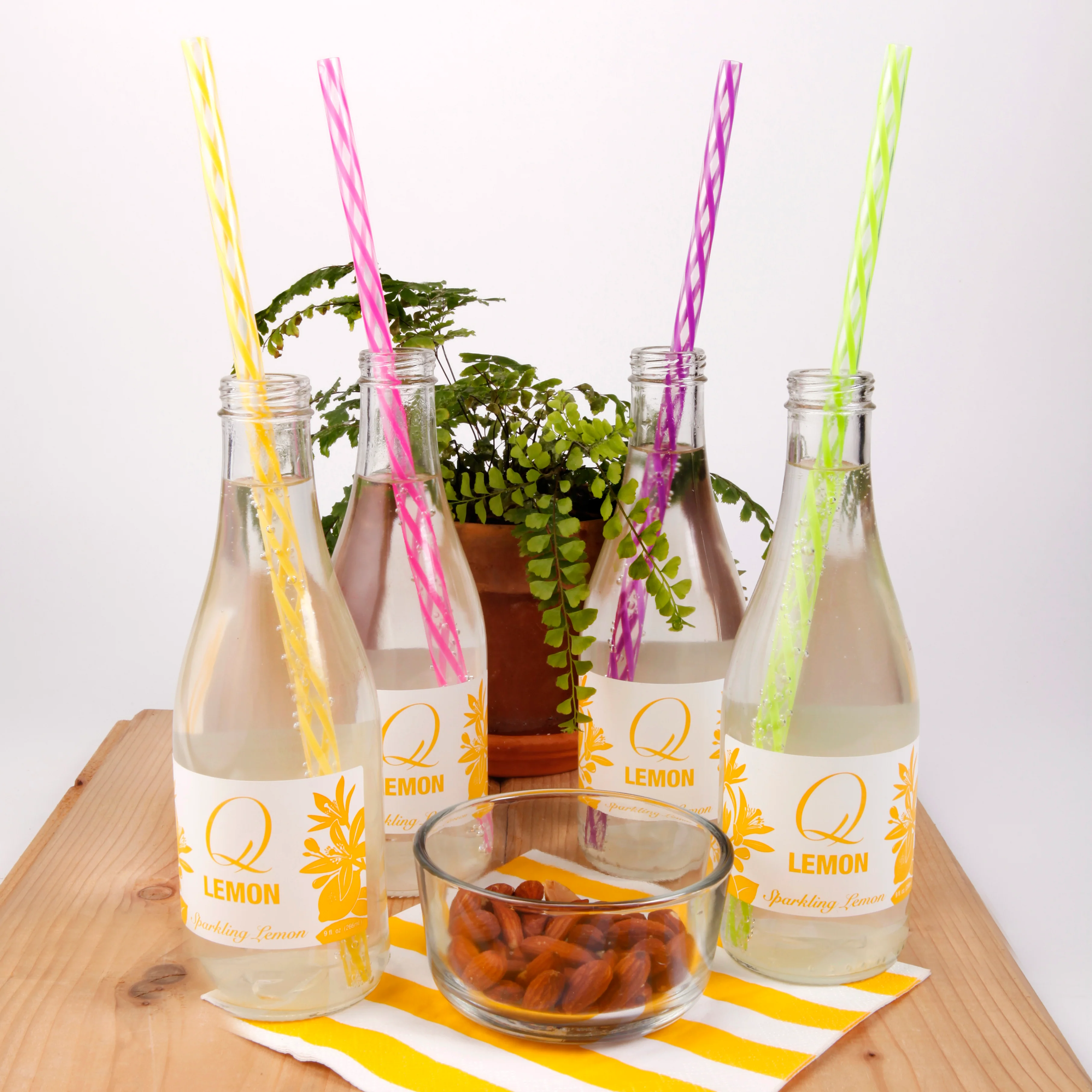 Tall Rainbow Reusable Straws - Image 3