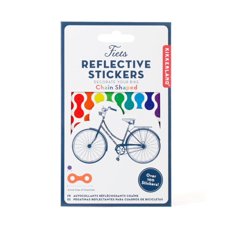 Fiets Rainbow Chain Reflective Bike Stickers - Image 3