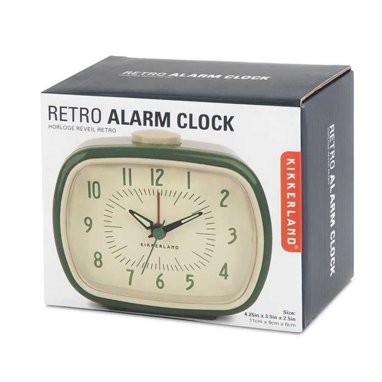 Green Retro Alarm Clock - Image 3