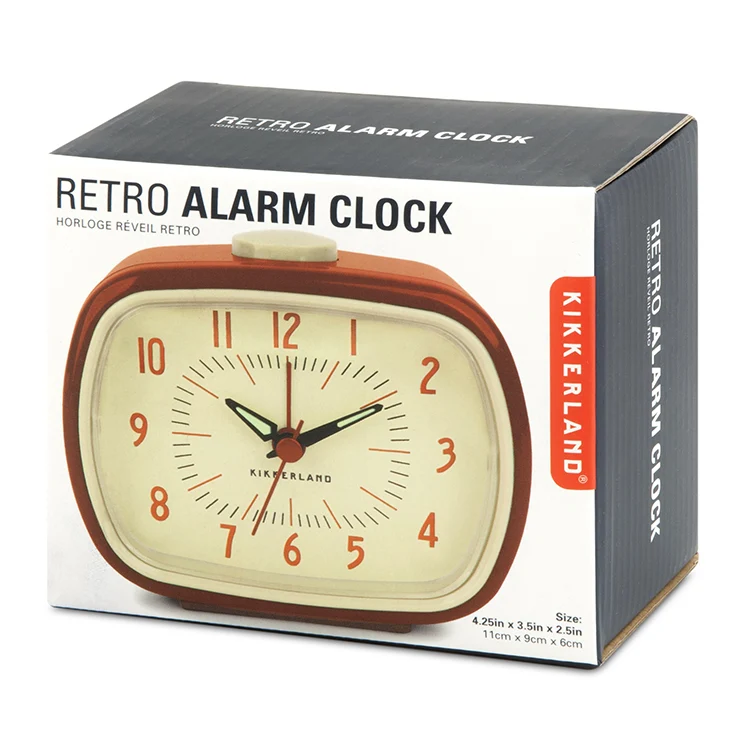 Red Retro Alarm Clock - Image 3