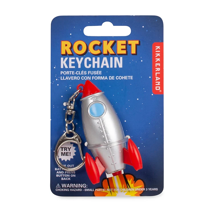 Rocket LED & Sound Keychain - Image 3