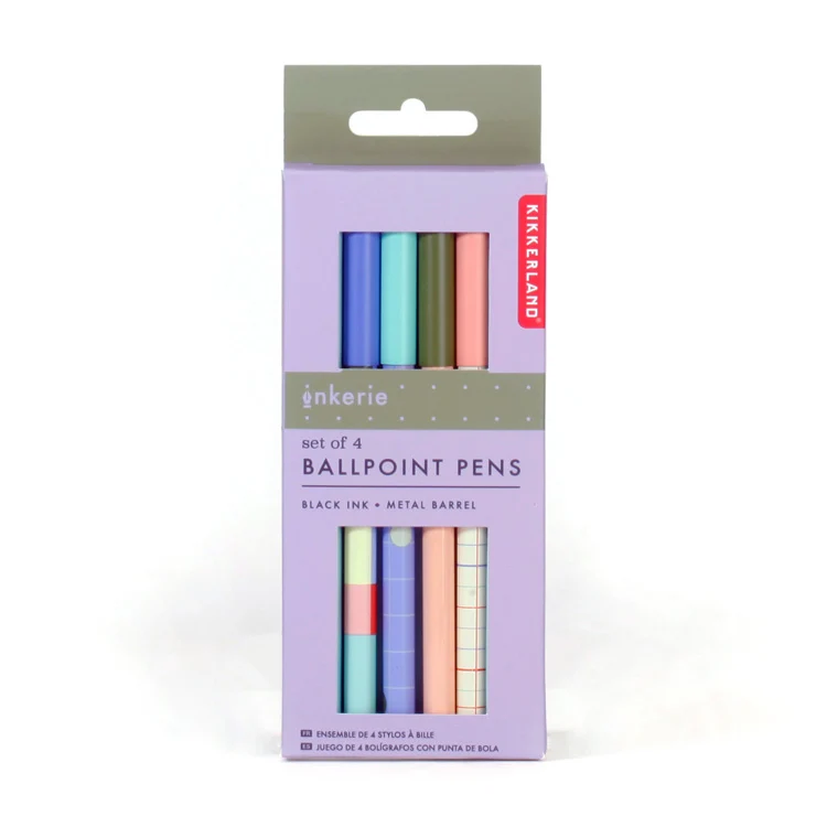 Inkerie Set of 4 Ballpoint Pens - Image 3