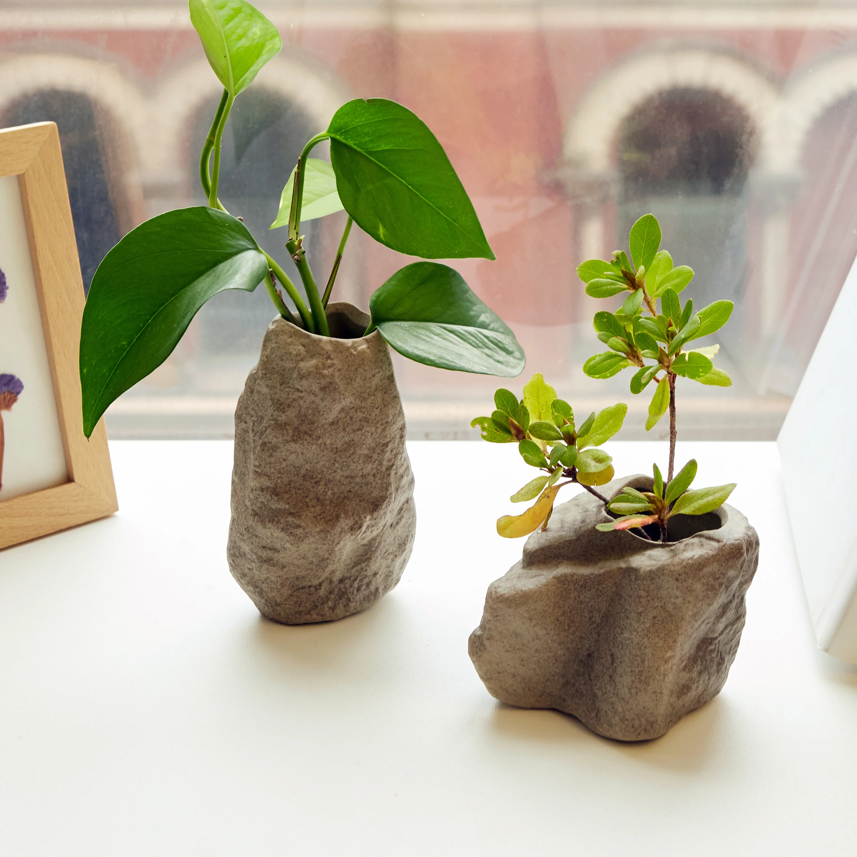 Short Rock Vase