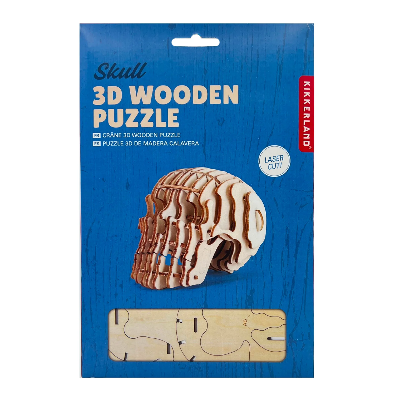 Skull 3D Wooden Puzzle - Image 5