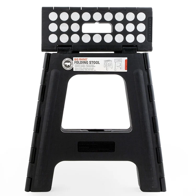 Rhino® II Tall Folding Step Stool Black - Image 3