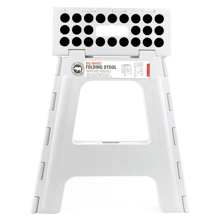 Rhino® II Tall Folding Step Stool White - Image 3