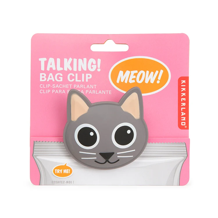 Cat Talking Bag Clip - Image 3