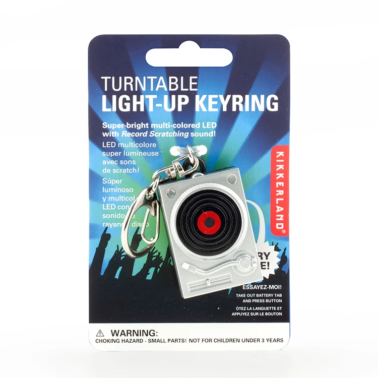 Turntable LED & Sound Keychain - Image 3