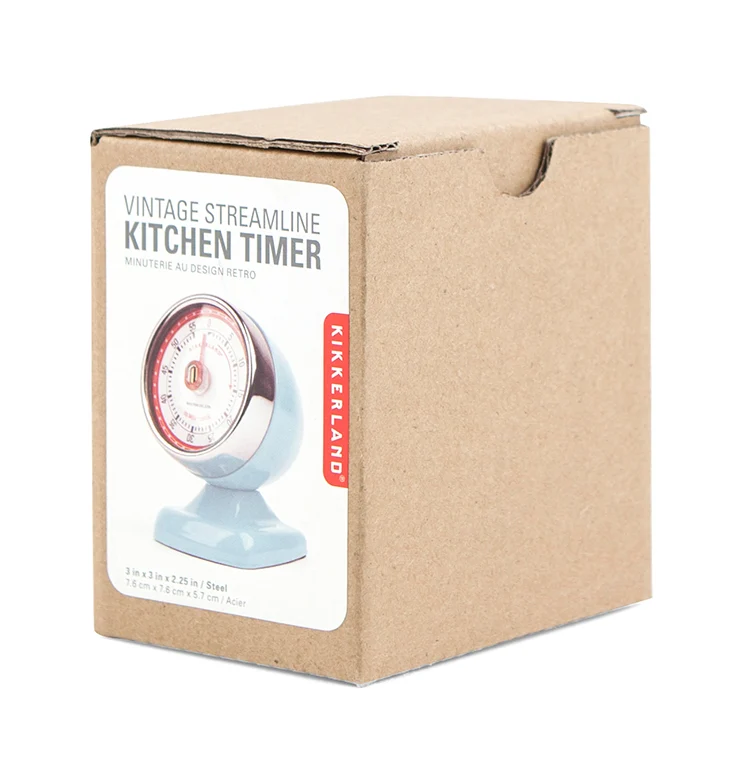 Vintage Streamline Kitchen Timer + Blue - Image 3