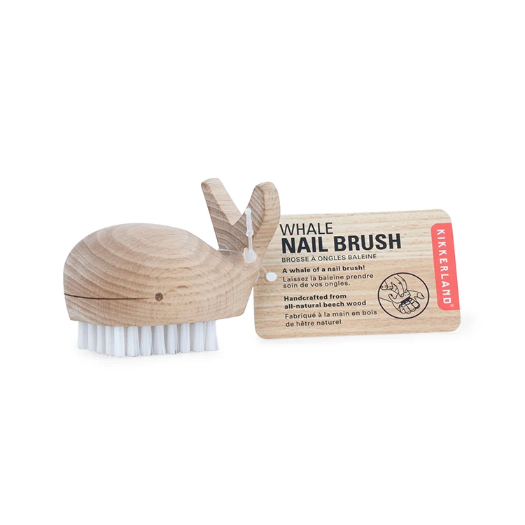 Wooden Whale Nail Brush - Image 3